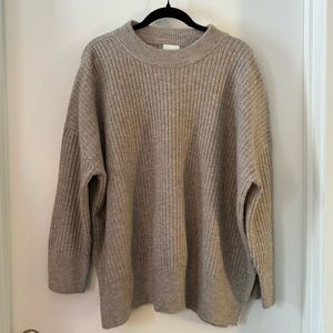 H&M beige neutral knit sweater